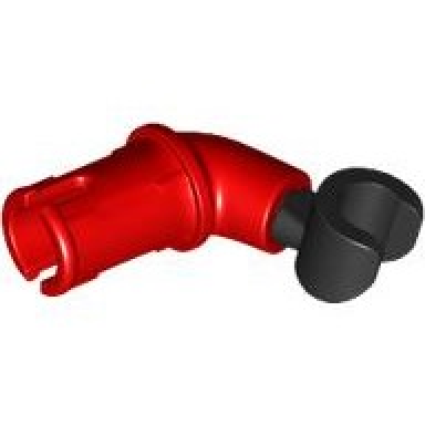 red arm with technic pin with black hand