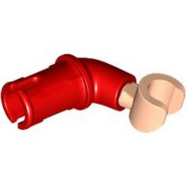 arm with technic pin with light nougat hand