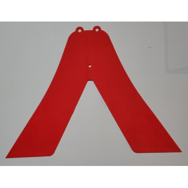 red cloth cape with 3 holes and 2 tails large buildable figures