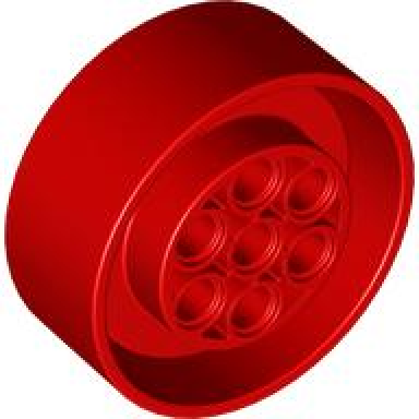 red wheel 41mm d x 15mm technic