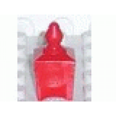 red scala accessories bottle perfume with square base