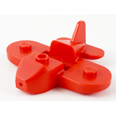 red minifigure costume airplane