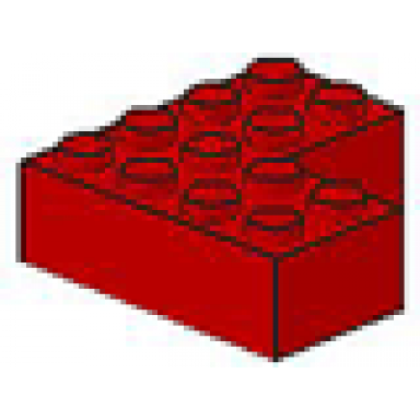 red brick 4 x 4 corner