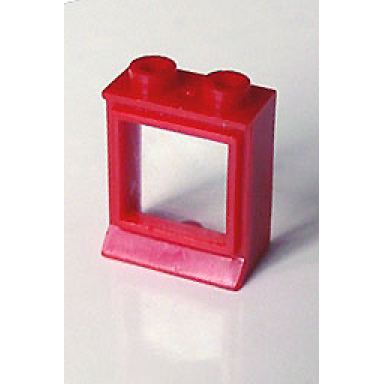 window 1 x 2 x 2 with extended lip with glass hole in top