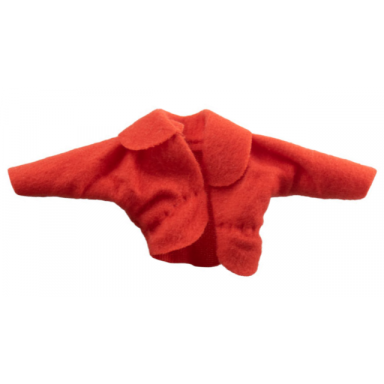 red scala clothes female sweater with collar