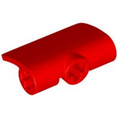 red technic panel curved 2 x 3 x 1