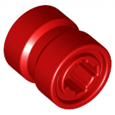 red wheel 8mm d x 9mm for slicks hole notched for wheels holder pin reinforced back