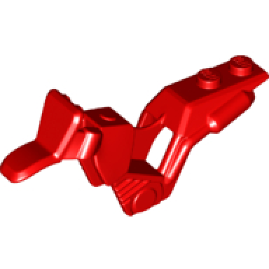 red motorcycle fairing stuntz dirt bike
