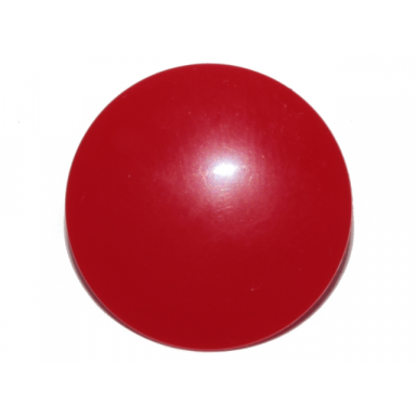 red minifigure shield circular convex face