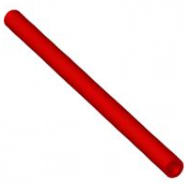 red hose rigid 3mm d 7l 5.6cm