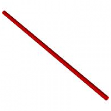 red hose rigid 3mm d 17l 13.6cm