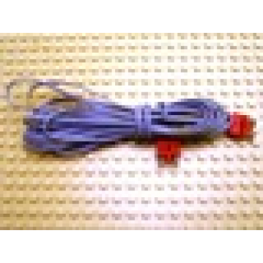 red electric wire 12v 4.5v with two variable color 2-prong connectors 375 studs 3m long -- list under connector color