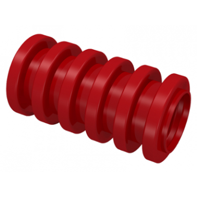 red hose ribbed 7mm d 2l 1.6cm