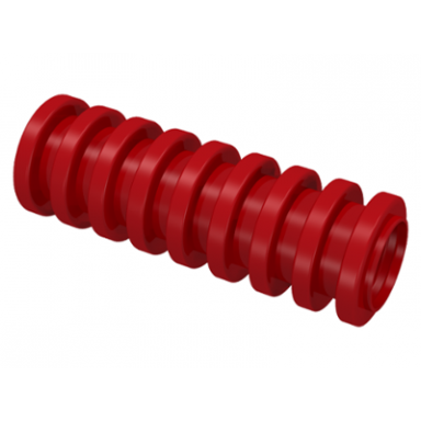 red hose ribbed 7mm d 3l 2.4cm