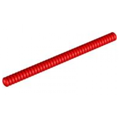 red hose ribbed 7mm d 14l 11.2cm