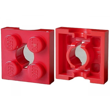 red arm holder brick 2 x 2 - top part with round hole homemaker figure maxifigure torso