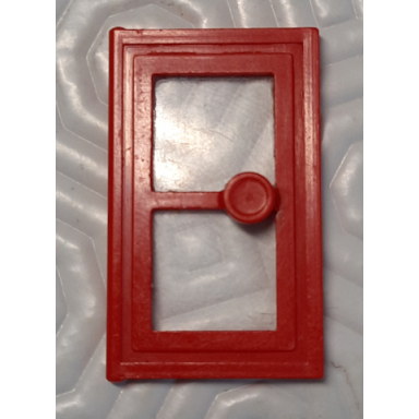 red door 1 x 3 x 4 with glass
