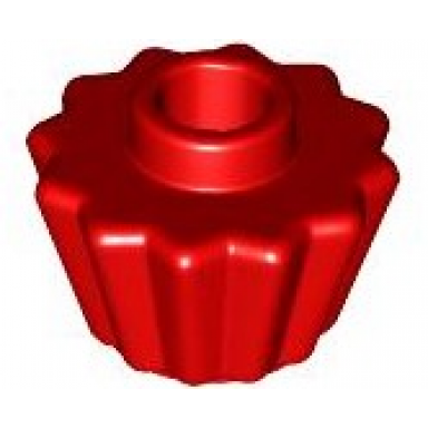 red minifigure utensil cupcake liner - flat top