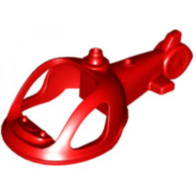 red duplo helicopter body wide round top