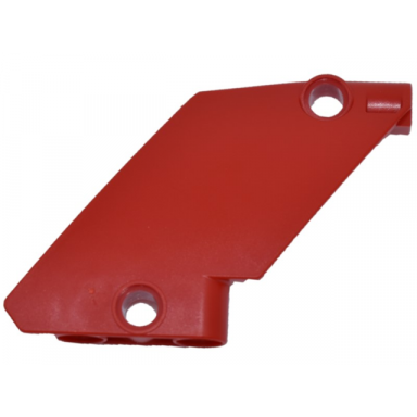 red technic panel curved 60 5 x 7 tapered right