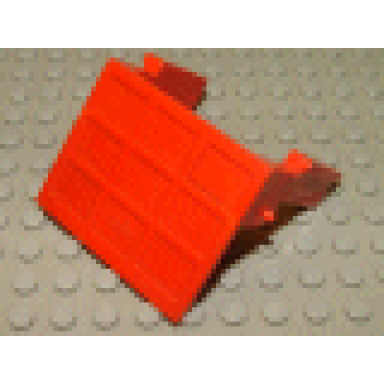 red garage door solid assembly - hinge pin on counterweights one side