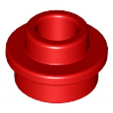red plate round 1 x 1 with open stud
