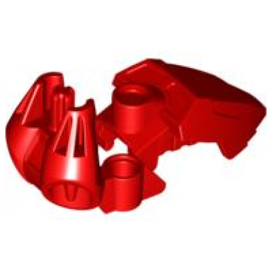 red hero factory foot with axle