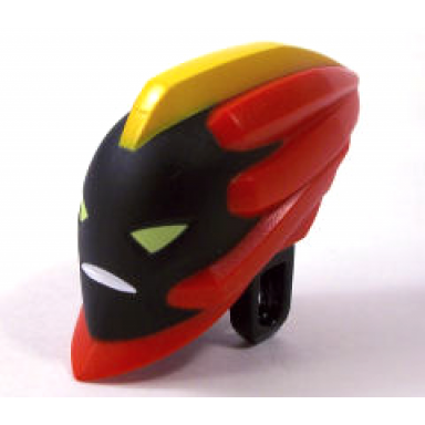red large figure head modified ben 10 swampfire with black face pattern
