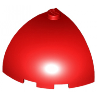 red brick round corner 3 x 3 x 2 dome top