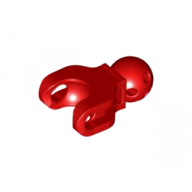 red hero factory arm leg with ball joint and ball socket short