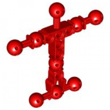 red hero factory torso medium with 9 ball joint