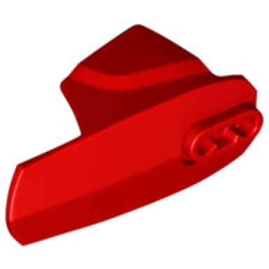 red hero factory armor with ball joint socket - size 6