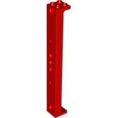 red support 2 x 2 x 13 with 5 pin holes