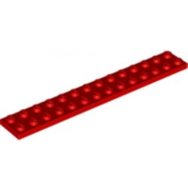 red plate 2 x 14