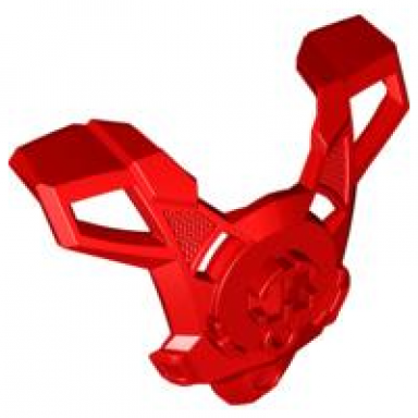 red hero factory chest armor with trapezoid shoulders
