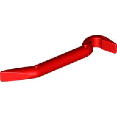 red minifigure utensil tool crowbar