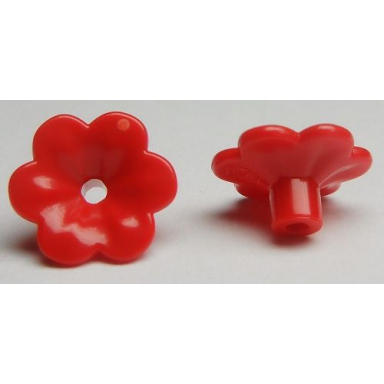 friends accessories flower with 6 rounded petals and pin
