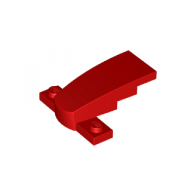 red wedge 4 x 2 x 1 1 3 with 1 x 4 base