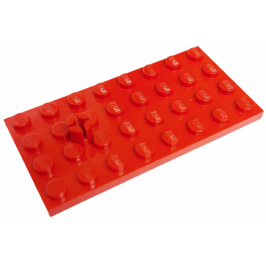 red plate modified 4 x 8 with trailer hitch pin
