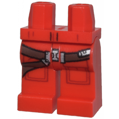 red hips and legs with sw dark red pilot pockets dark brown belts and silver buckle pattern