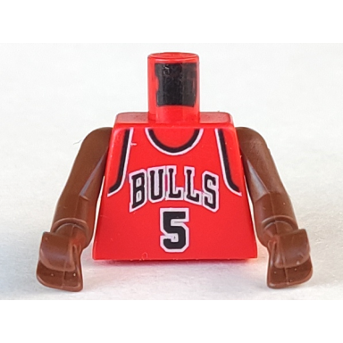 torso nba chicago bulls 5 rose pattern brown nba arms
