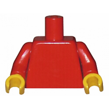 torso plain red arms yellow hands