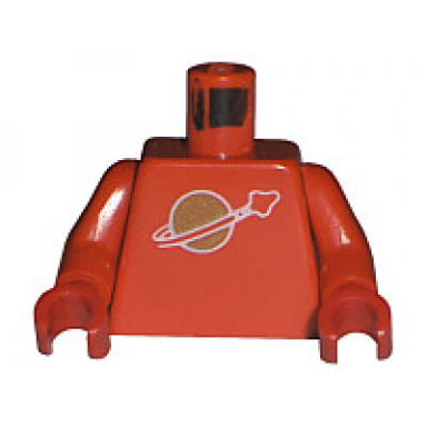 red torso space classic moon pattern red arms red hands