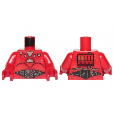 red torso sw kessel operations droid pattern red arms red hands