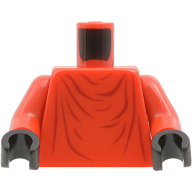 red torso sw imperial robe with dark red creases pattern royal guard red arms black hands
