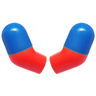 arm matching left and right pair with molded blue short sleeves pattern