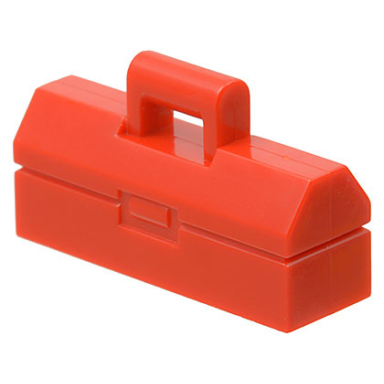 red minifigure utensil toolbox