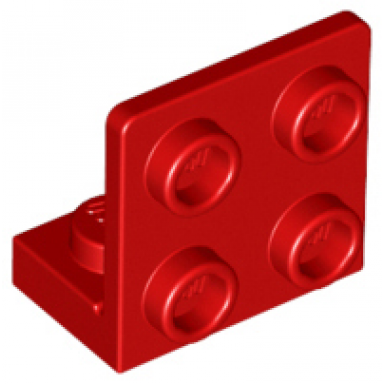 red bracket 1 x 2 - 2 x 2 inverted