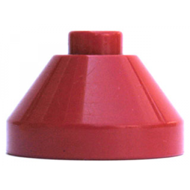 red duplo cone 2 x 2 x 1 used as lampshades in family home sets
