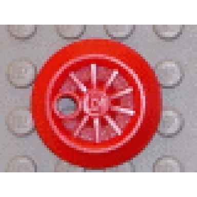 red train wheel middle wheel for 12v motor